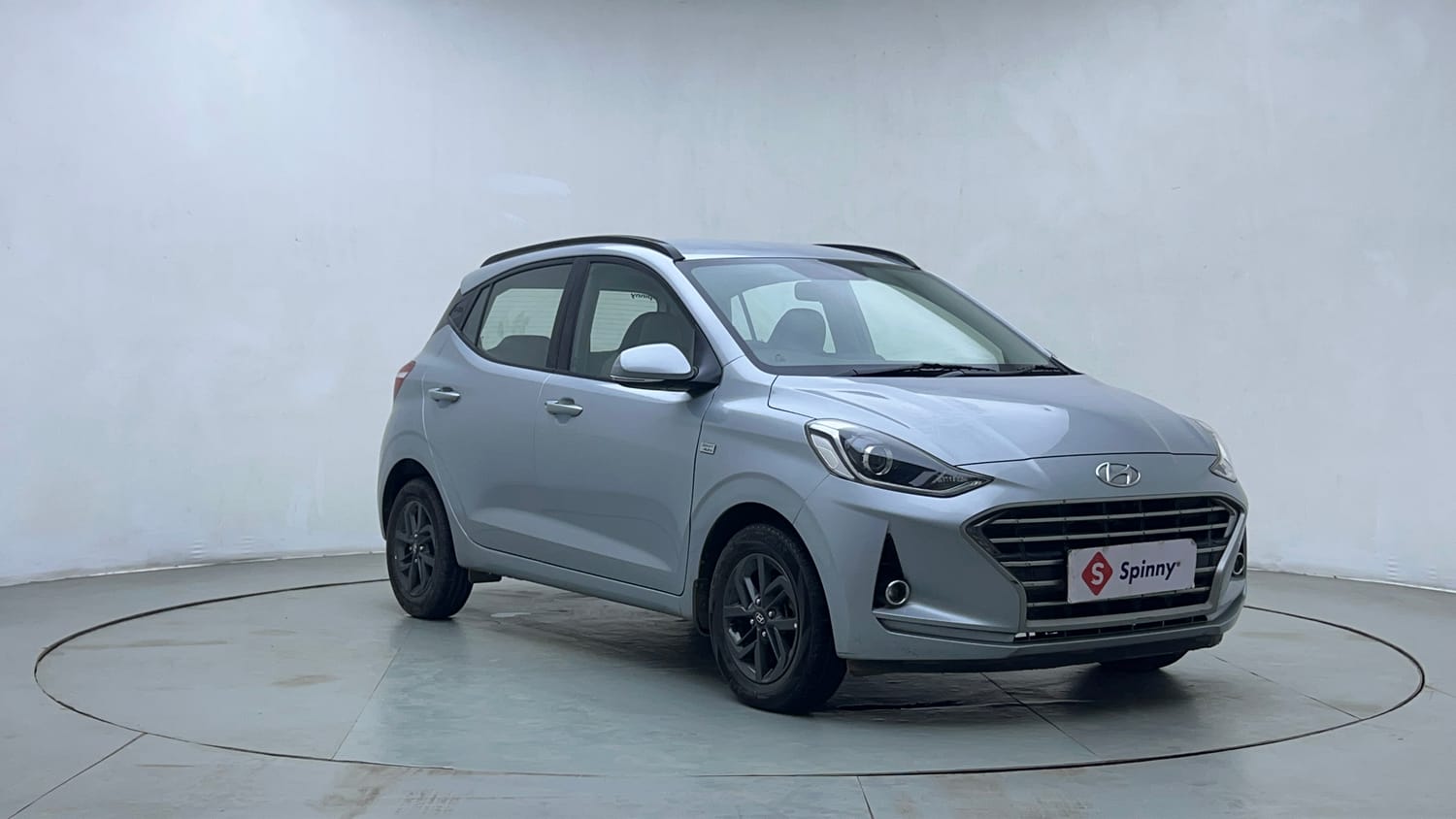 Used 2020 Hyundai Grand i10 Nios Sportz AMT 1.2 Kappa VTVT Petrol Automatic exterior RIGHT FRONT CORNER VIEW