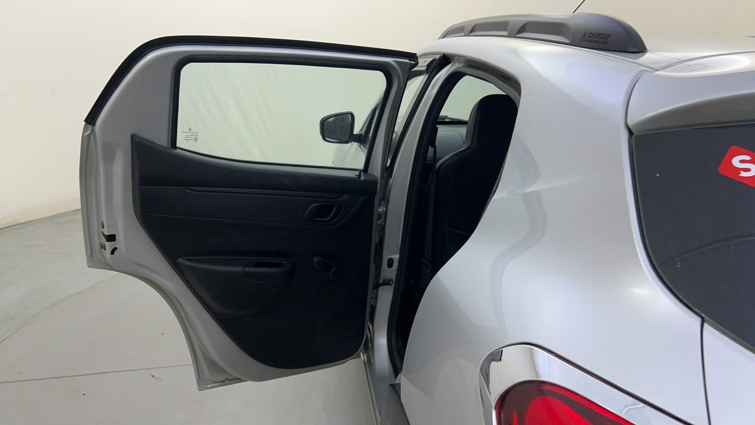 Used 2017 Renault Kwid RXT Petrol Manual interior LEFT REAR DOOR OPEN VIEW