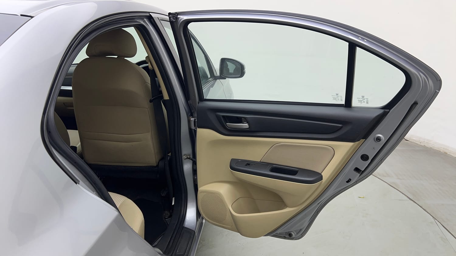 Used 2023 Honda Amaze VX CVT 1.2 Petrol Petrol Automatic interior RIGHT REAR DOOR OPEN VIEW