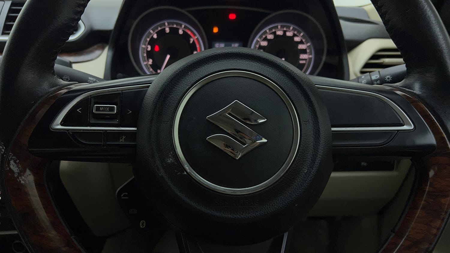 Used 2018 Maruti Suzuki Dzire ZXi AMT Petrol Automatic top_features Steering mounted controls