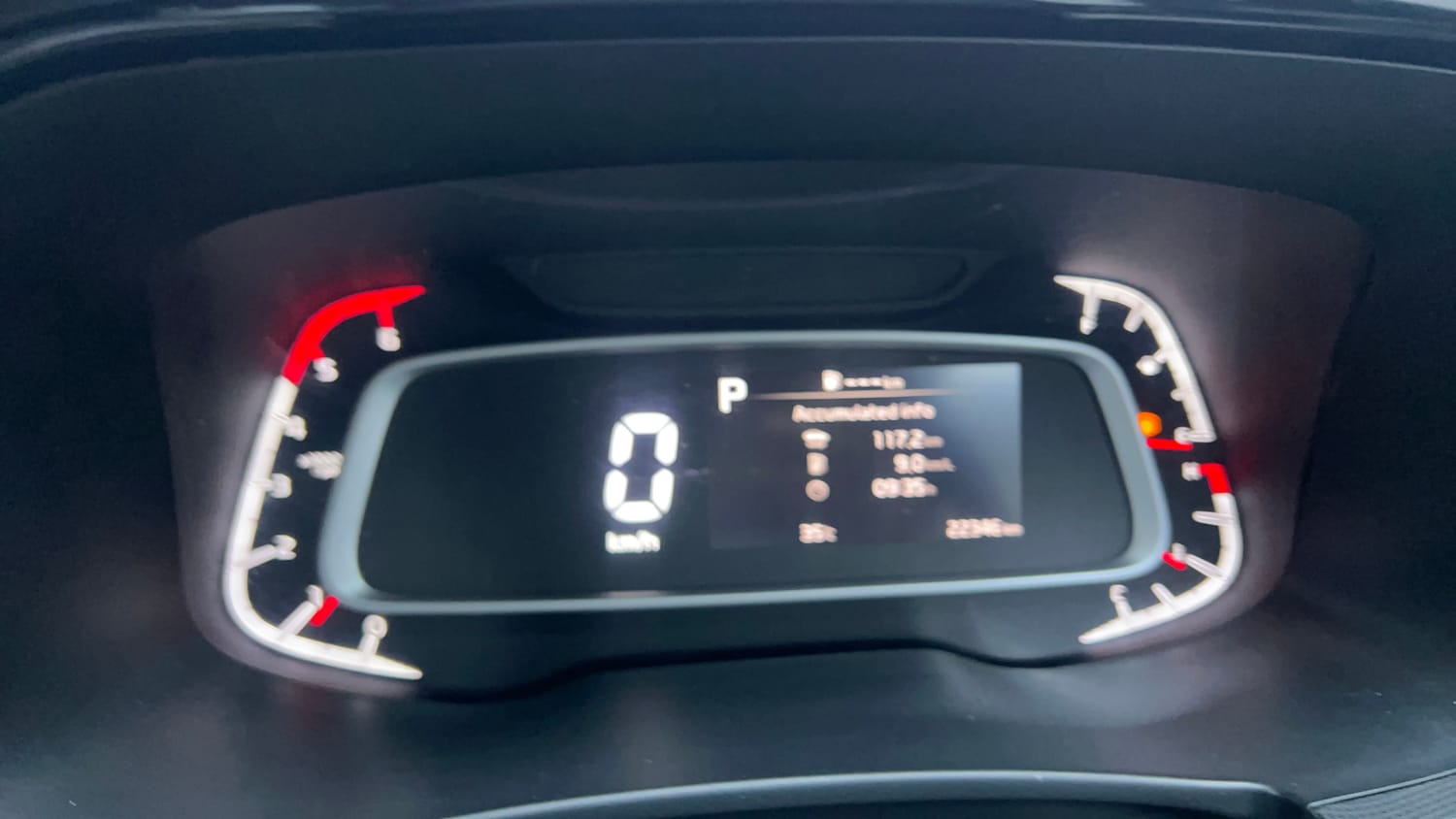 Used 2023 Kia Sonet HTX 1.5 AT Diesel Automatic interior CLUSTERMETER VIEW