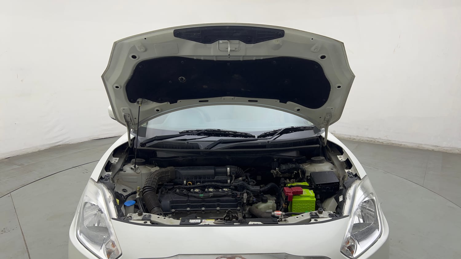 Used 2018 Maruti Suzuki Dzire ZXi AMT Petrol Automatic engine ENGINE & BONNET OPEN FRONT VIEW