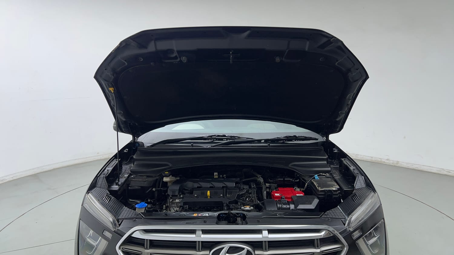 Used 2024 Hyundai Creta SX (O) 1.5 Petrol IVT Petrol Automatic engine ENGINE & BONNET OPEN FRONT VIEW