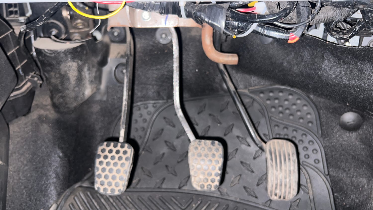 Used 2021 Tata Tiago XE Petrol Manual interior PEDALS VIEW