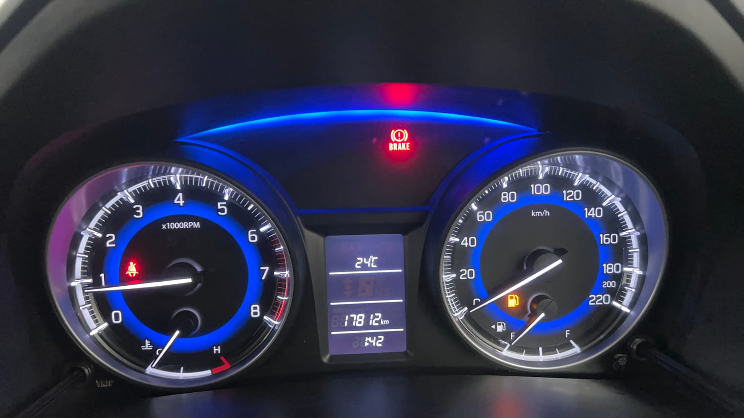 Used 2018 Maruti Suzuki Baleno Delta 1.2 Petrol Manual interior CLUSTERMETER VIEW