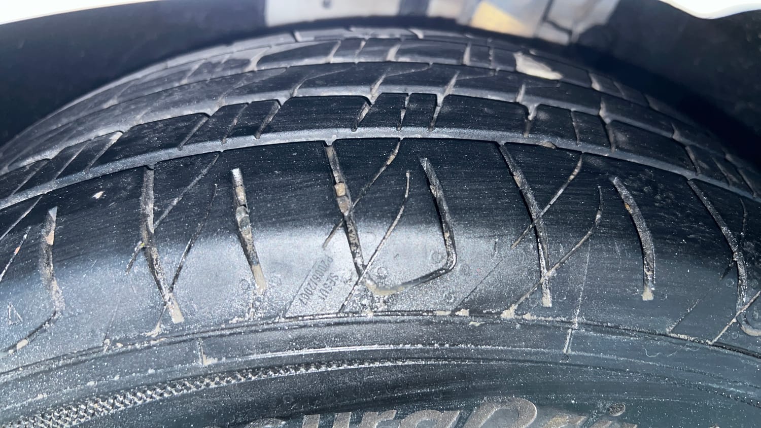 Used 2020 Ford EcoSport Titanium 1.5L Ti-VCT Petrol Manual tyres LEFT FRONT TYRE TREAD VIEW