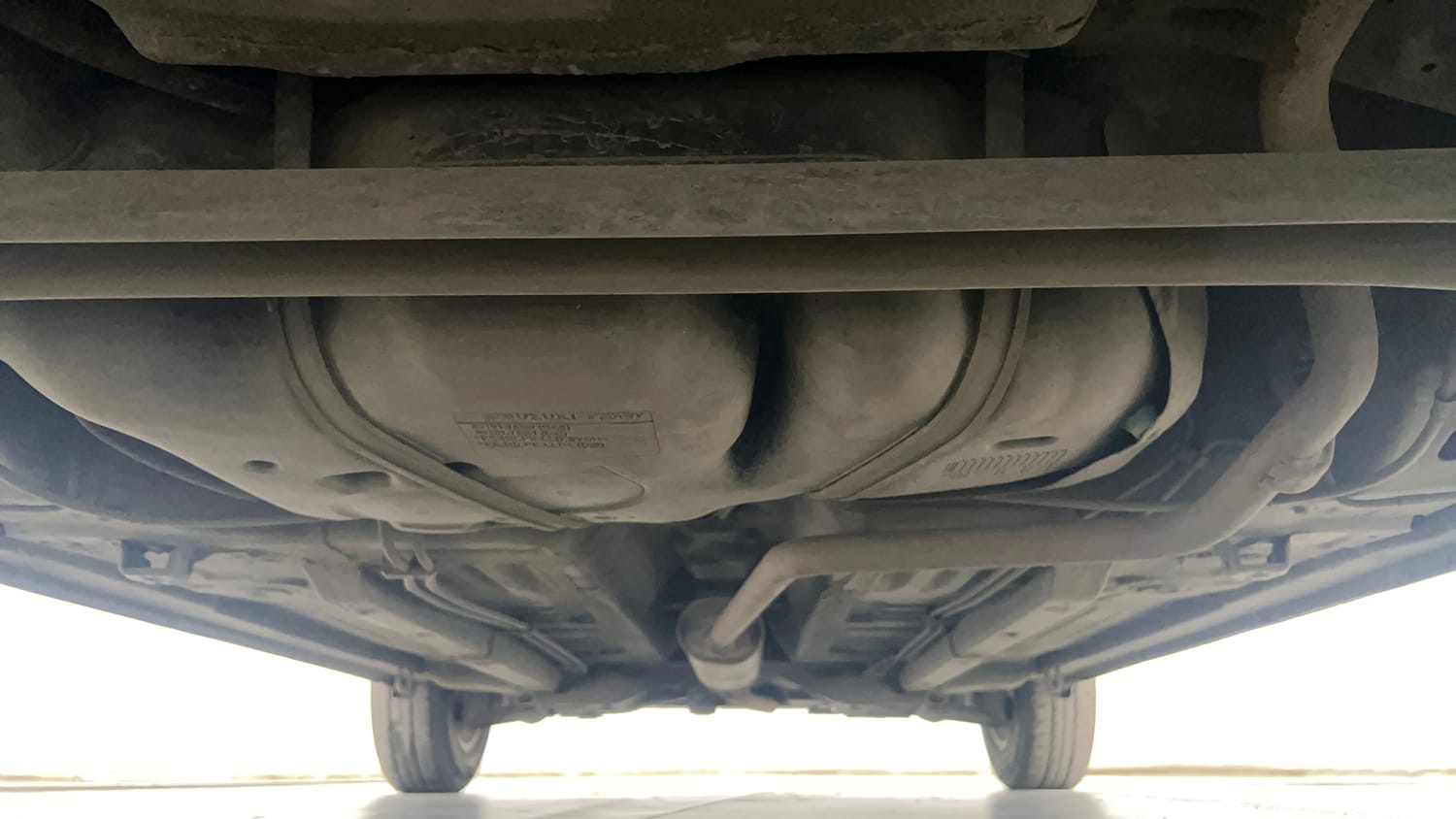 Used 2016 Maruti Suzuki Celerio ZXi Petrol Manual extra REAR UNDERBODY VIEW (TAKEN FROM REAR)