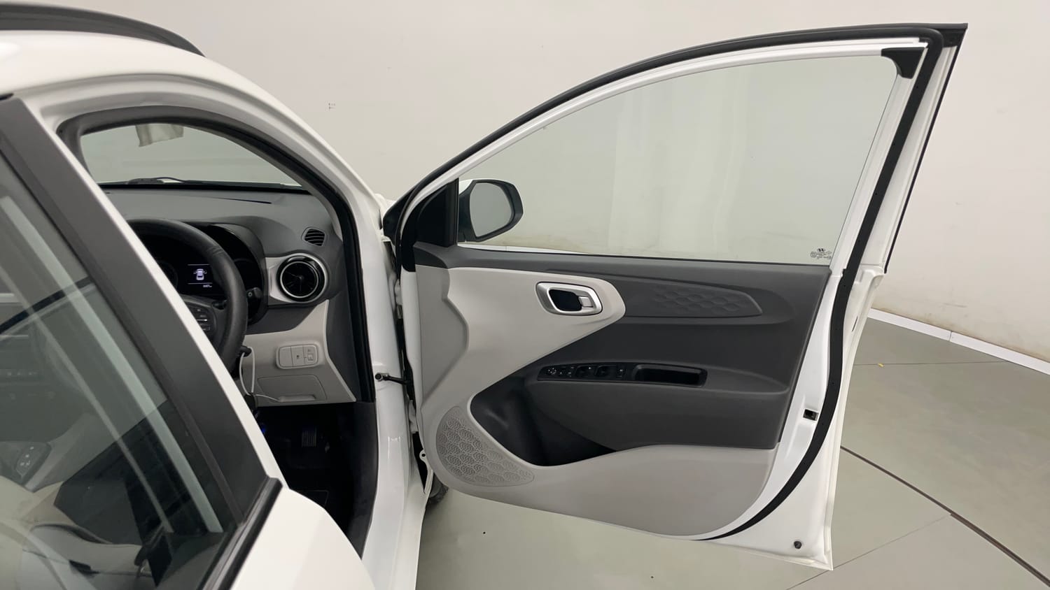 Used 2023 Hyundai Grand i10 Nios Sportz AMT 1.2 Kappa VTVT Petrol Automatic interior RIGHT FRONT DOOR OPEN VIEW