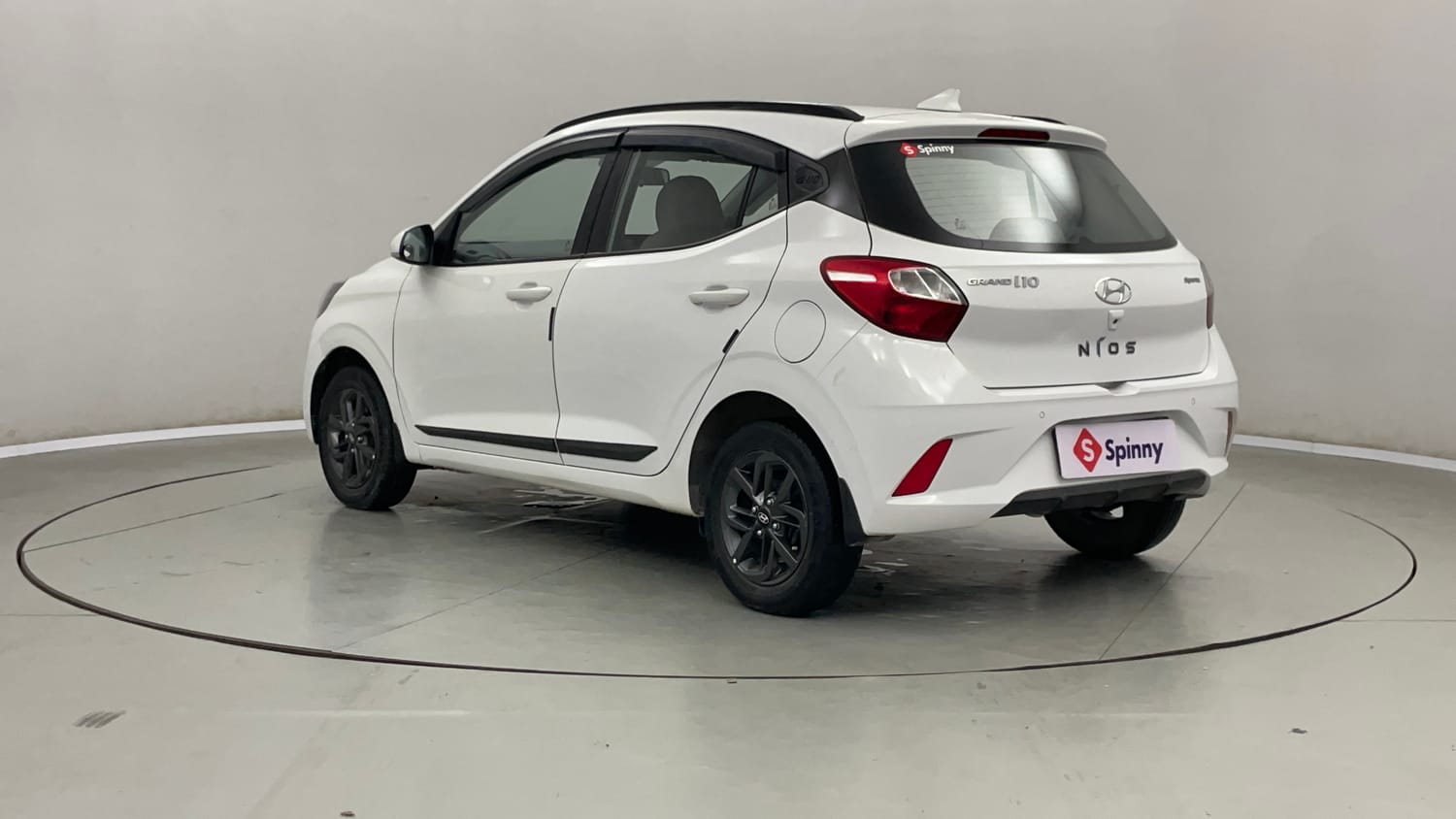 Used 2020 Hyundai Grand i10 Nios Sportz 1.2 Kappa VTVT Petrol Manual exterior LEFT REAR CORNER VIEW