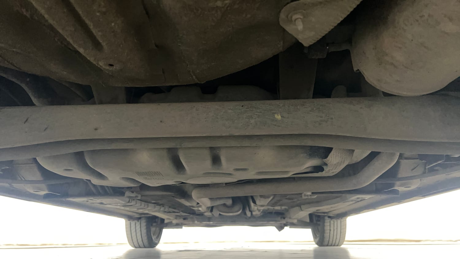 Used 2023 Hyundai New i20 Sportz 1.2 MT Petrol Manual extra REAR UNDERBODY VIEW (TAKEN FROM REAR)