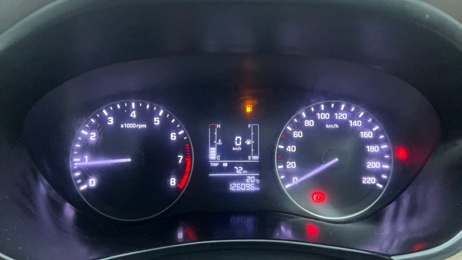 Used 2019 Hyundai Elite i20 Magna 1.2 Petrol Manual interior CLUSTERMETER VIEW