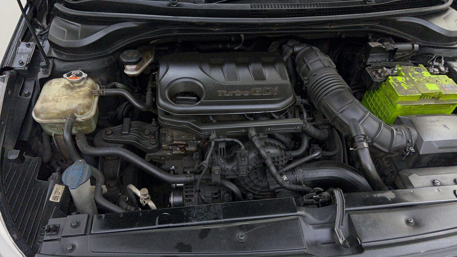 Used 2020 Hyundai Verna SX (O) 1.0 Turbo DCT Petrol Automatic engine ENGINE RIGHT SIDE VIEW