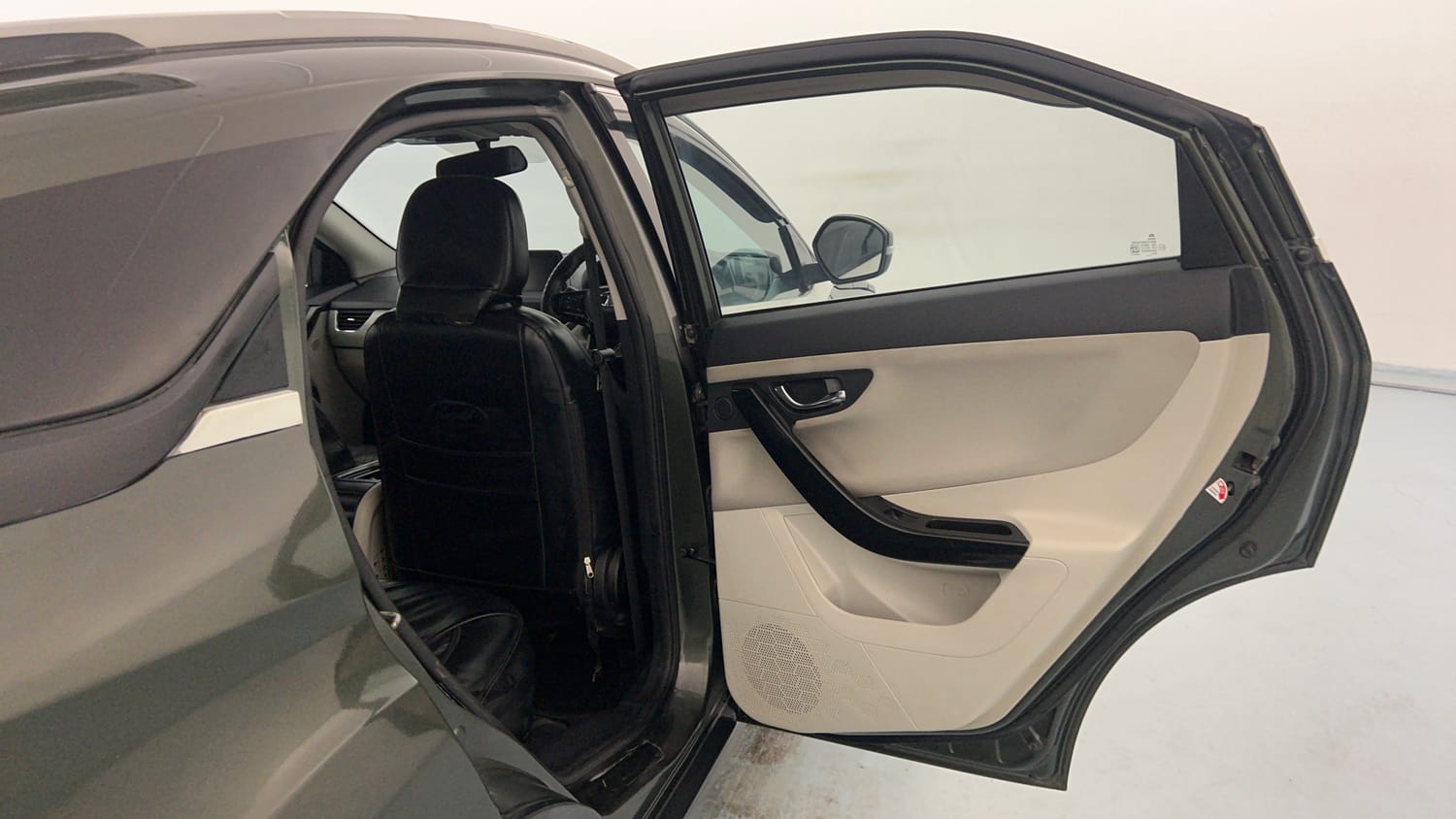 Used 2021 Tata Nexon XZ Petrol Manual interior RIGHT REAR DOOR OPEN VIEW
