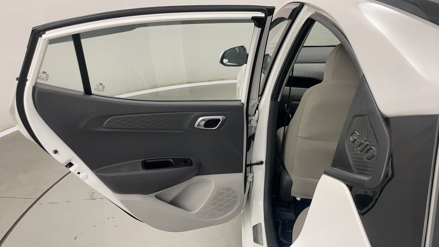 Used 2020 Hyundai Grand i10 Nios Sportz 1.2 Kappa VTVT Petrol Manual interior LEFT REAR DOOR OPEN VIEW
