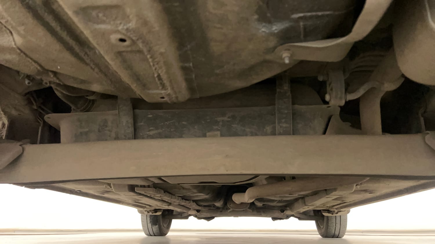 Used 2017 Hyundai Grand i10 Asta 1.2 Kappa VTVT Petrol Manual extra REAR UNDERBODY VIEW (TAKEN FROM REAR)
