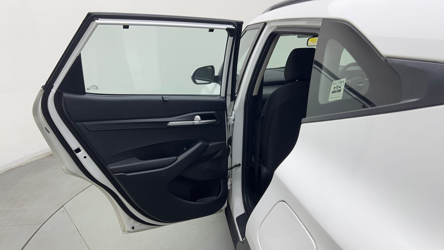 Used 2024 Kia Seltos HTK 1.5 Petrol MT Petrol Manual interior LEFT REAR DOOR OPEN VIEW