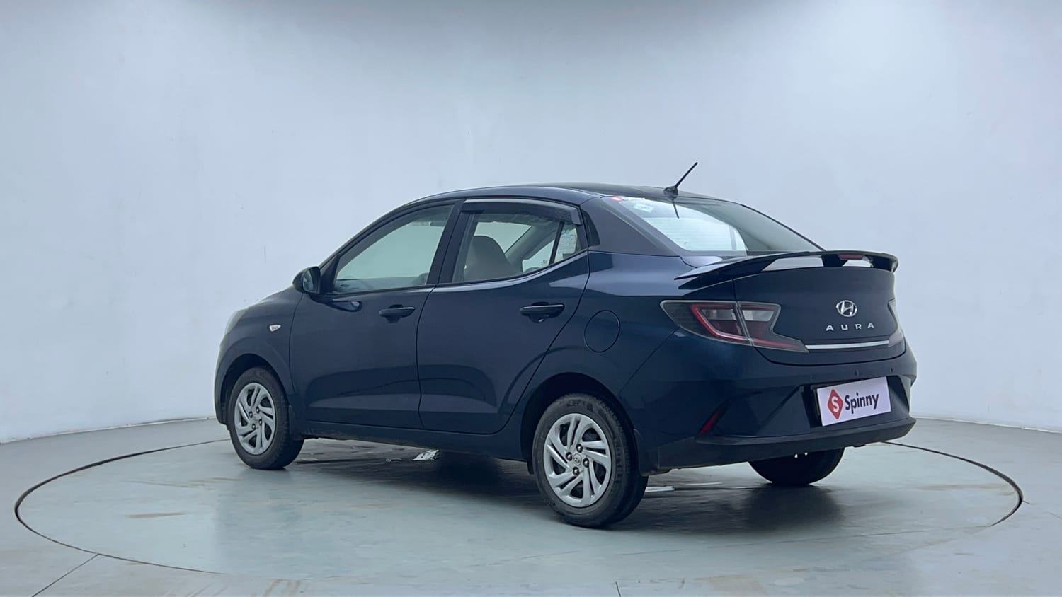 Used 2022 Hyundai Aura S 1.2 CNG Cng Manual exterior LEFT REAR CORNER VIEW