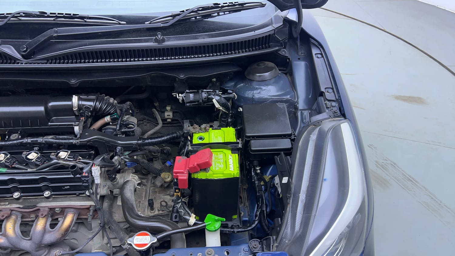 Used 2021 Maruti Suzuki Baleno Alpha Petrol Manual engine ENGINE LEFT SIDE VIEW