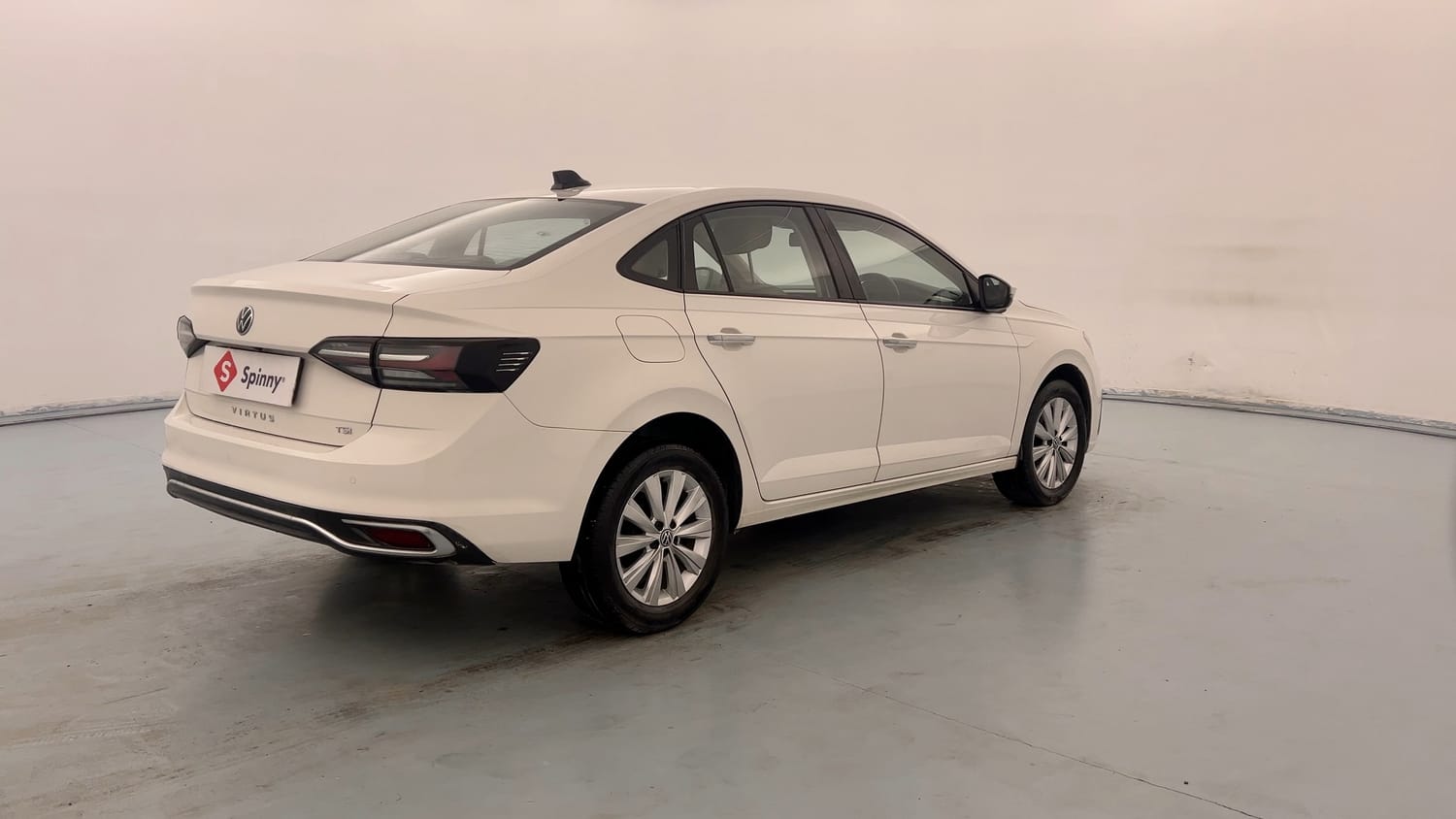 Used 2024 Volkswagen Virtus Highline 1.0 TSI AT Petrol Automatic exterior RIGHT REAR CORNER VIEW