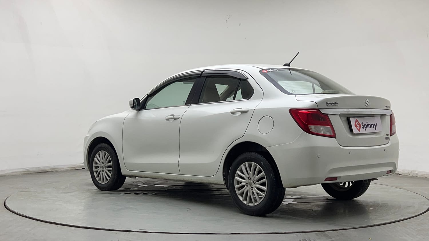 Used 2018 Maruti Suzuki Dzire ZXi AMT Petrol Automatic exterior LEFT REAR CORNER VIEW