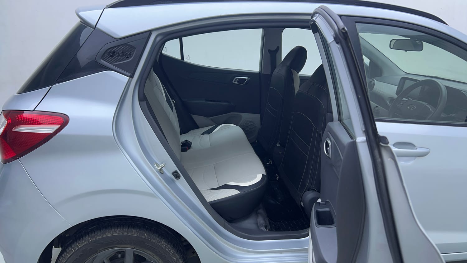 Used 2020 Hyundai Grand i10 Nios Sportz AMT 1.2 Kappa VTVT Petrol Automatic interior RIGHT SIDE REAR DOOR CABIN VIEW