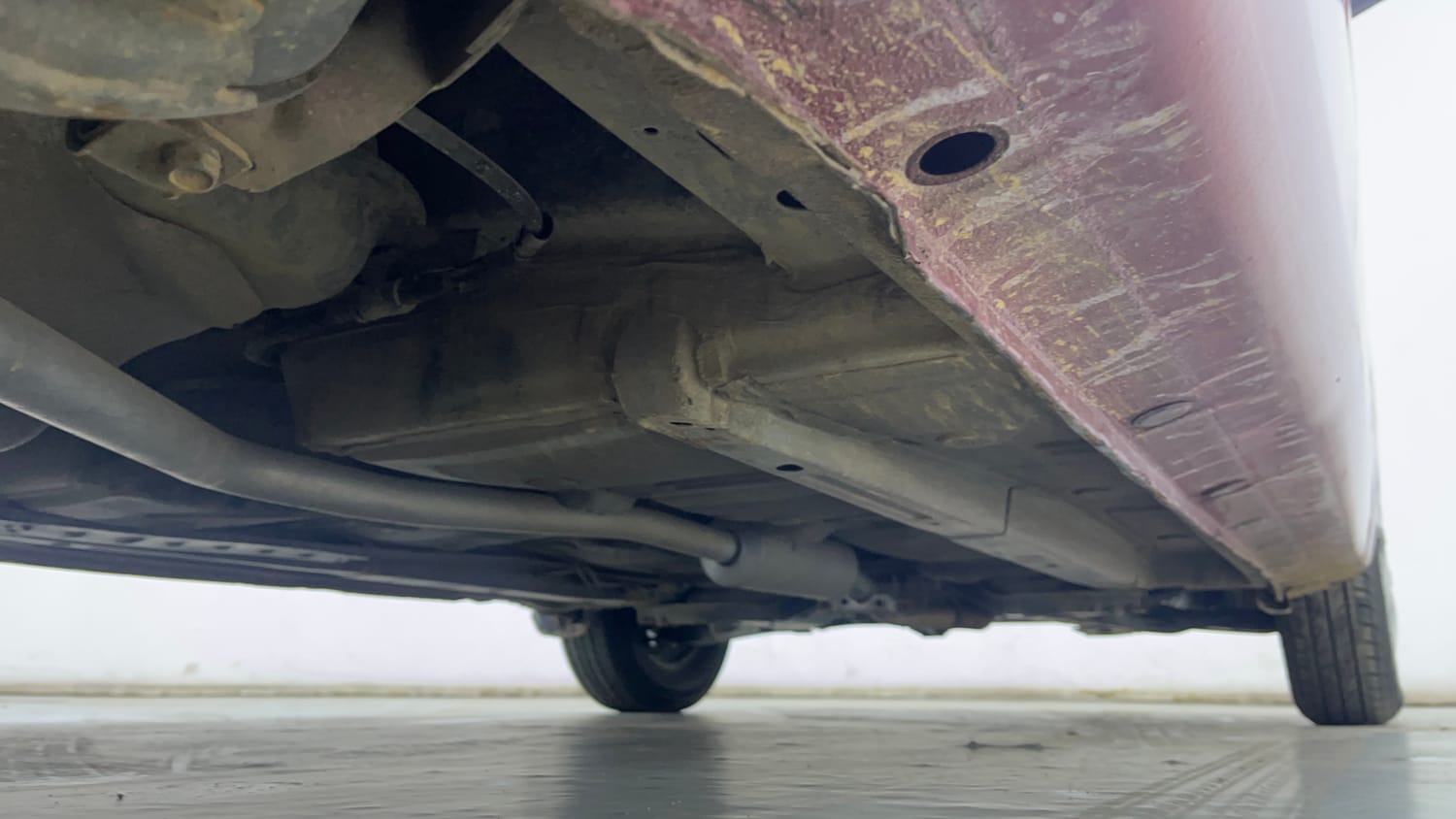 Used 2012 Hyundai i10 Sportz 1.2 Kappa2 Petrol Manual extra REAR RIGHT UNDERBODY VIEW