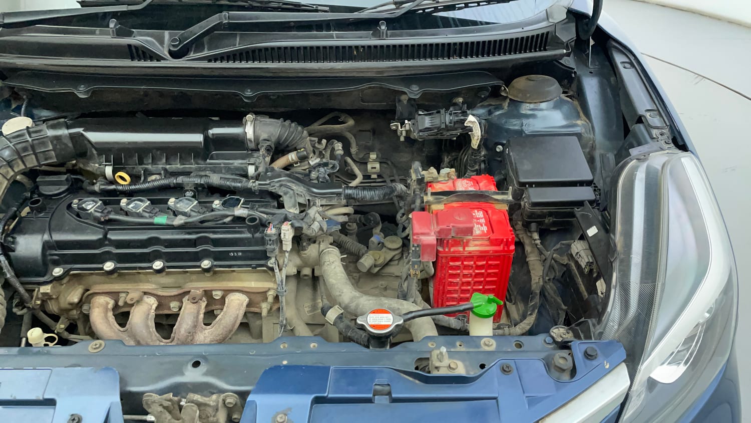 Used 2019 Maruti Suzuki Baleno Alpha Petrol Manual engine ENGINE LEFT SIDE VIEW