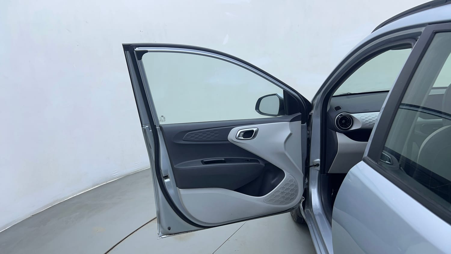 Used 2020 Hyundai Grand i10 Nios Sportz AMT 1.2 Kappa VTVT Petrol Automatic interior LEFT FRONT DOOR OPEN VIEW