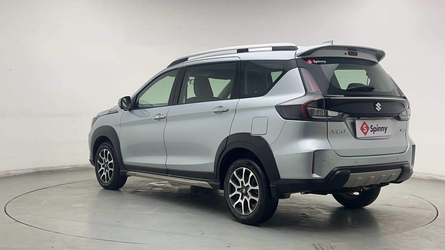 Used 2022 Maruti Suzuki XL6 Alpha Plus AT Petrol Petrol Automatic exterior LEFT REAR CORNER VIEW
