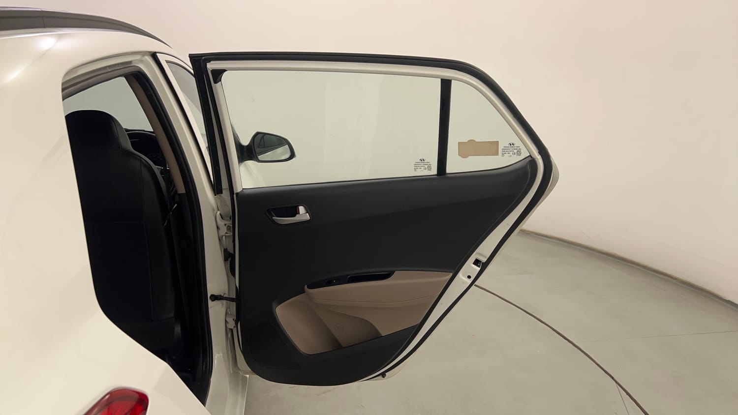 Used 2017 Hyundai Grand i10 Asta 1.2 Kappa VTVT Petrol Manual interior RIGHT REAR DOOR OPEN VIEW
