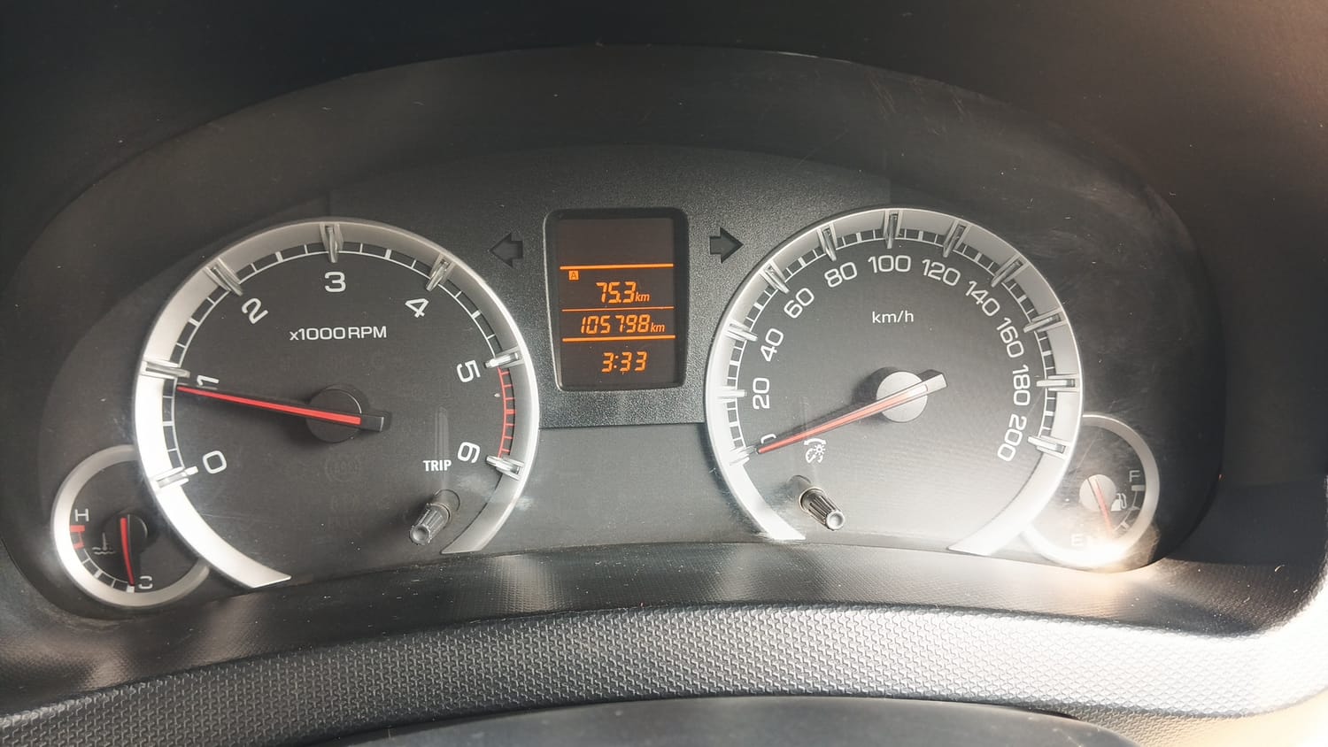 Used 2013 Maruti Suzuki Swift Dzire VDI Diesel Manual interior CLUSTERMETER VIEW