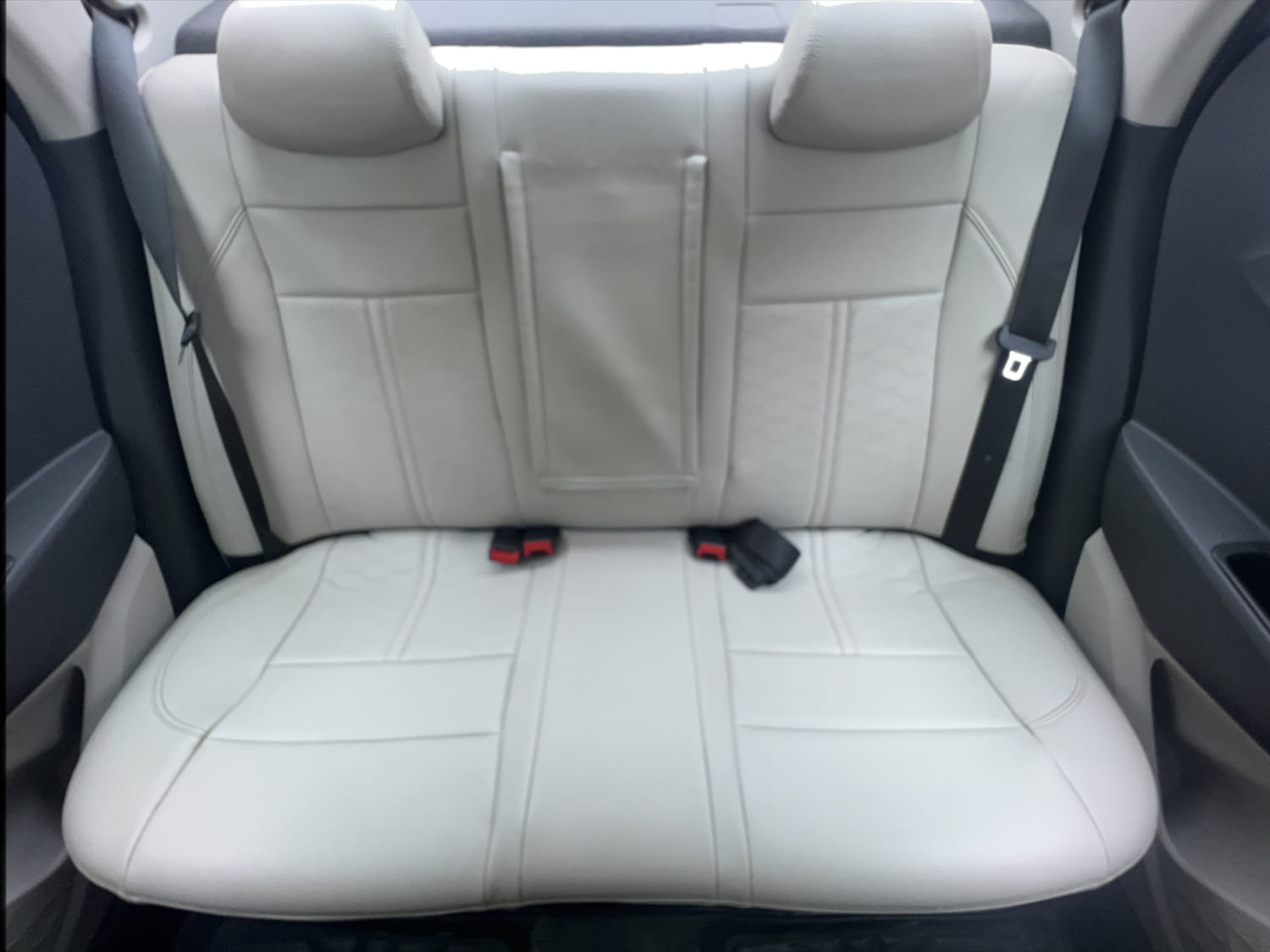 Used 2021 Hyundai Aura SX Plus 1.2 AMT Petrol Petrol Automatic interior REAR SEAT CONDITION VIEW