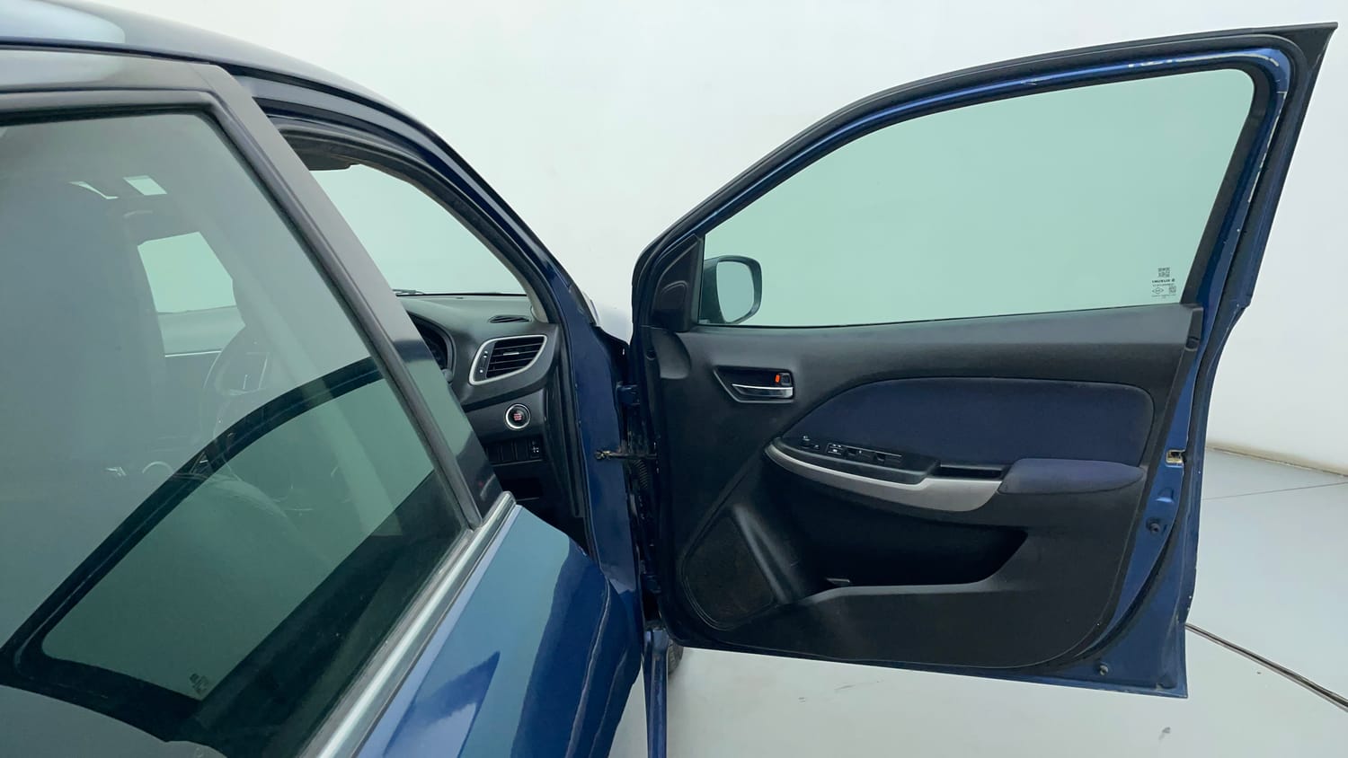 Used 2019 Maruti Suzuki Baleno Alpha Petrol Manual interior RIGHT FRONT DOOR OPEN VIEW