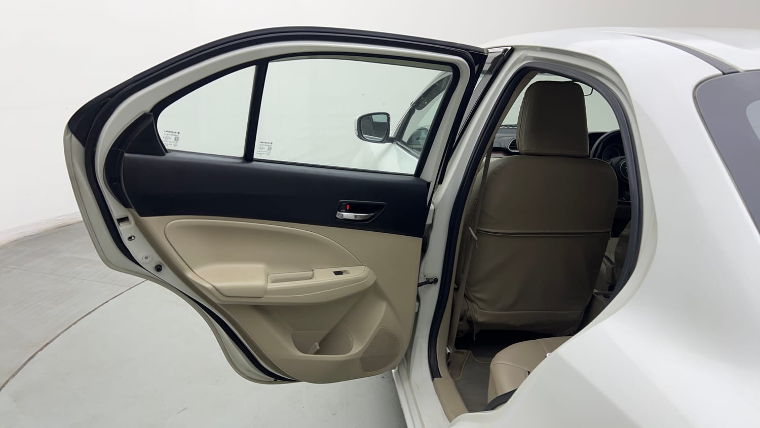 Used 2018 Maruti Suzuki Dzire ZXi AMT Petrol Automatic interior LEFT REAR DOOR OPEN VIEW