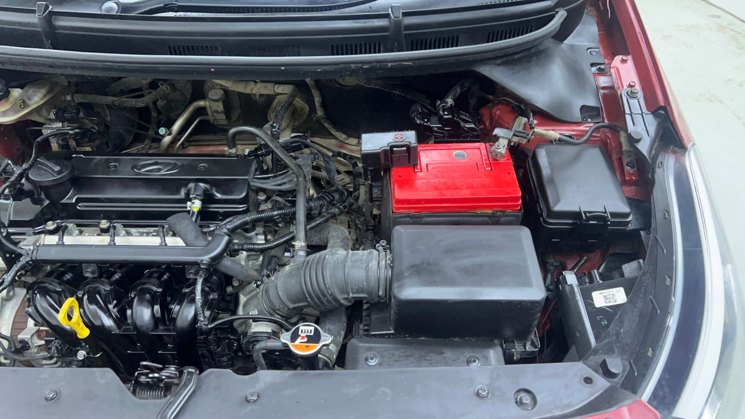 Used 2019 Hyundai Elite i20 Magna 1.2 Petrol Manual engine ENGINE LEFT SIDE VIEW