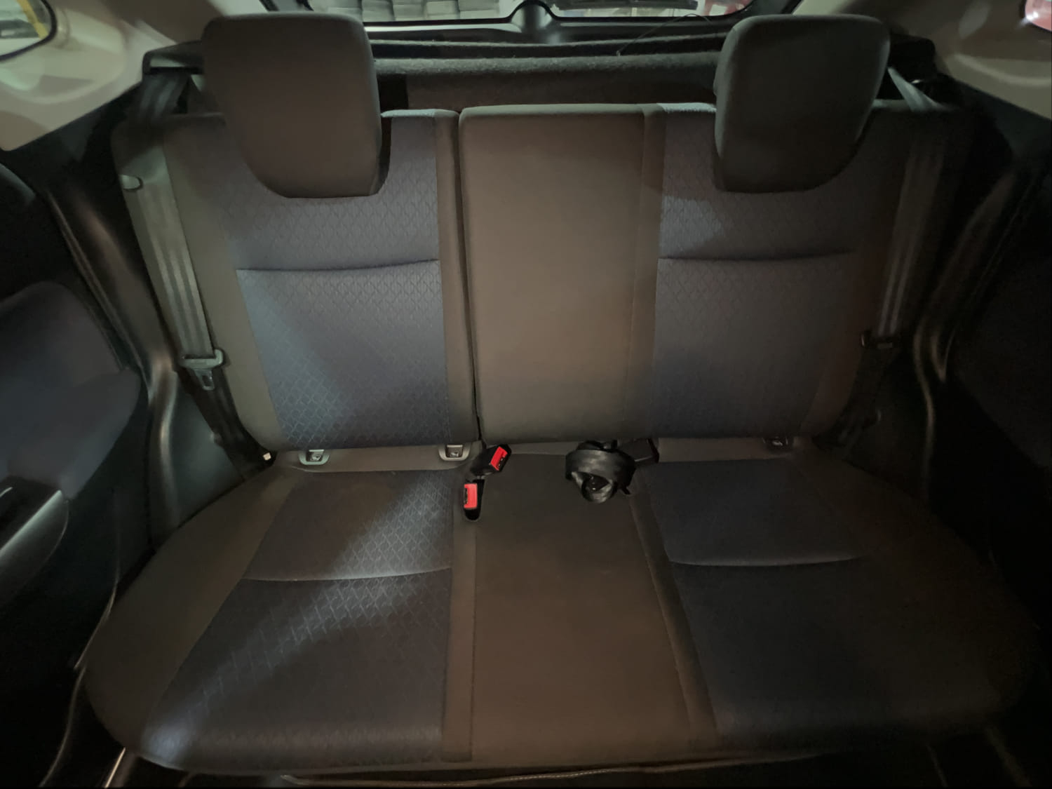 Used 2019 Toyota Glanza V CVT Petrol Automatic interior REAR SEAT CONDITION VIEW