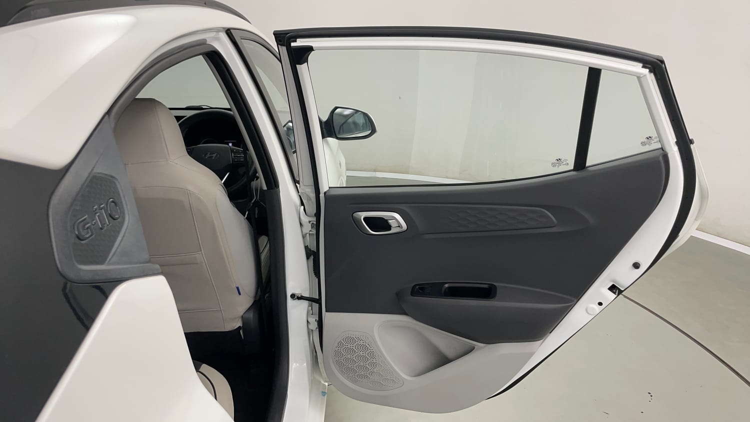 Used 2023 Hyundai Grand i10 Nios Sportz AMT 1.2 Kappa VTVT Petrol Automatic interior RIGHT REAR DOOR OPEN VIEW