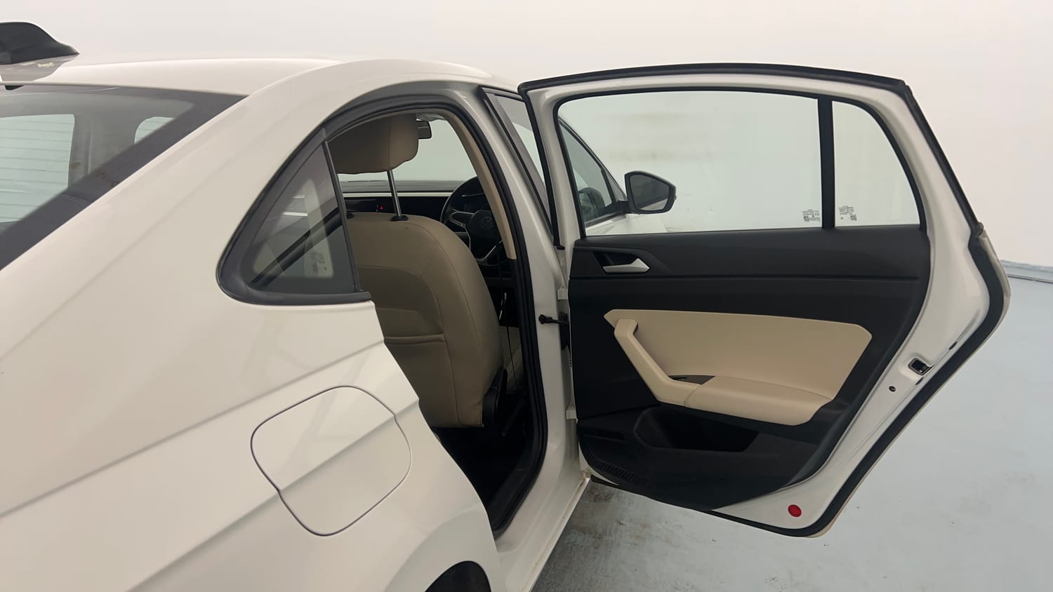 Used 2024 Volkswagen Virtus Highline 1.0 TSI AT Petrol Automatic interior RIGHT REAR DOOR OPEN VIEW