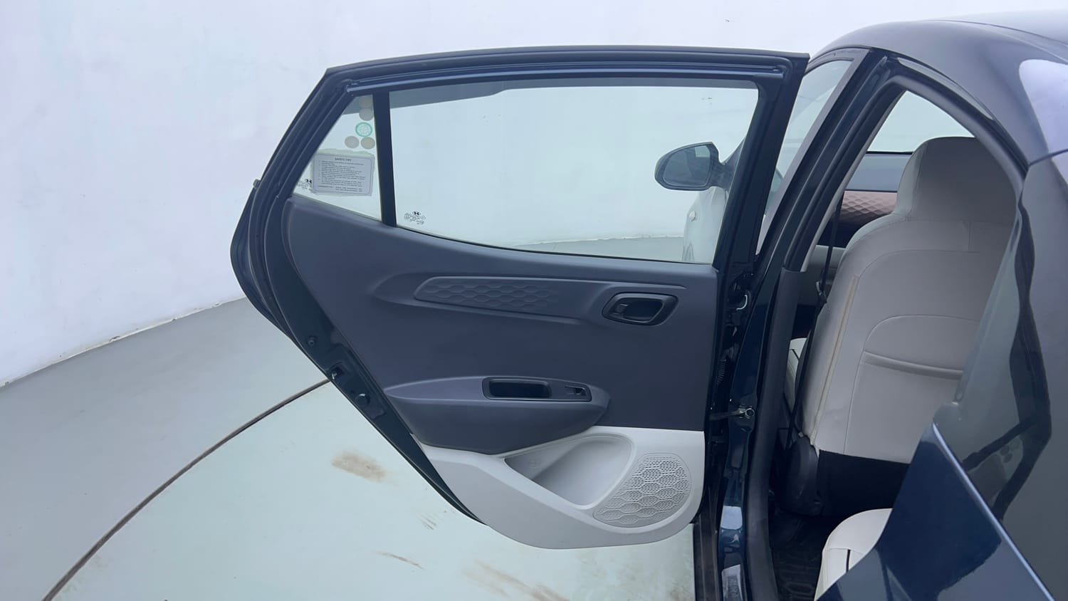 Used 2022 Hyundai Aura S 1.2 CNG Cng Manual interior LEFT REAR DOOR OPEN VIEW
