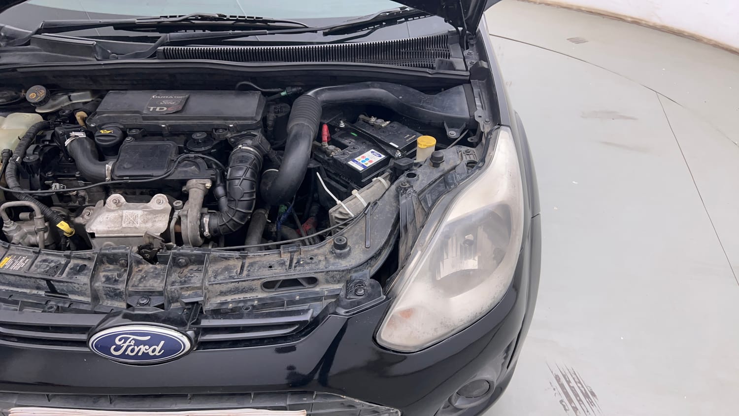 Used 2013 Ford Figo Duratorq Diesel EXI 1.4 Diesel Manual engine ENGINE LEFT SIDE VIEW