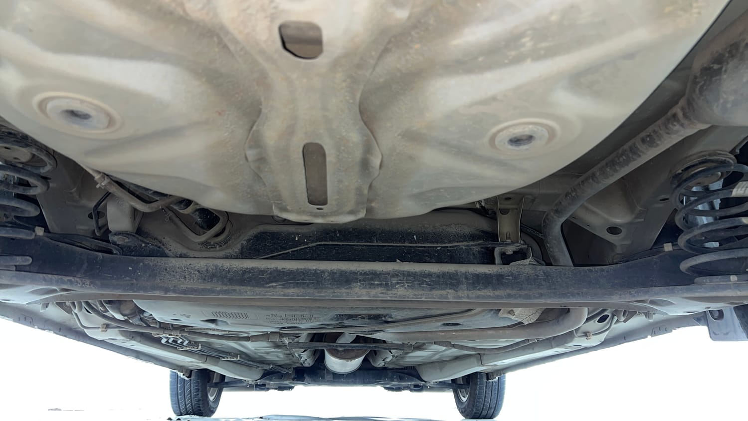Used 2018 Maruti Suzuki Dzire ZXi AMT Petrol Automatic extra REAR UNDERBODY VIEW (TAKEN FROM REAR)
