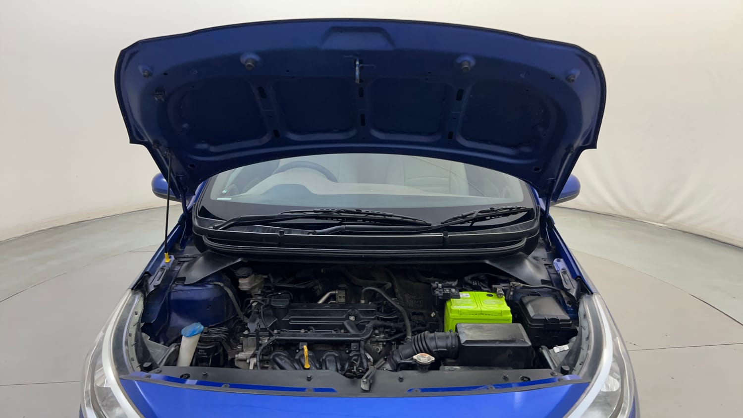 Used 2015 Hyundai Elite i20 Sportz 1.2 Petrol Manual engine ENGINE & BONNET OPEN FRONT VIEW