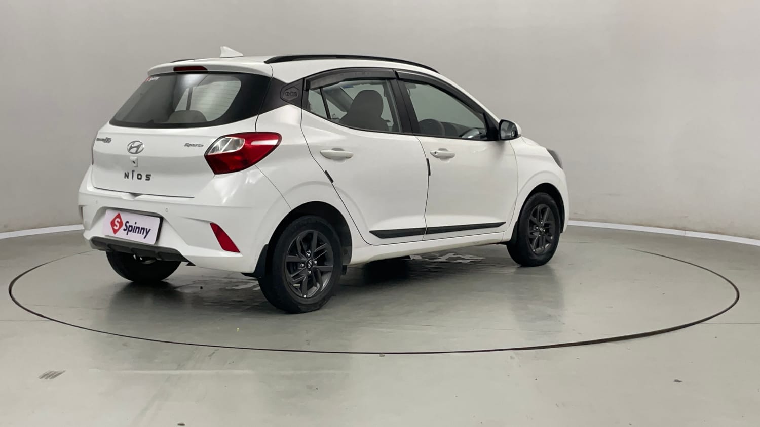 Used 2020 Hyundai Grand i10 Nios Sportz 1.2 Kappa VTVT Petrol Manual exterior RIGHT REAR CORNER VIEW
