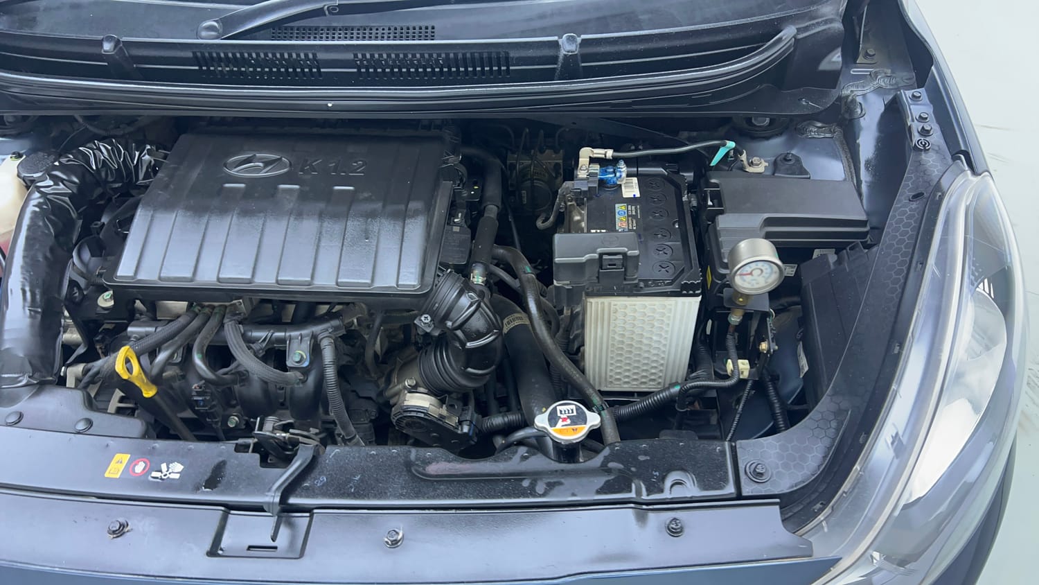 Used 2022 Hyundai Aura S 1.2 CNG Cng Manual engine ENGINE LEFT SIDE VIEW