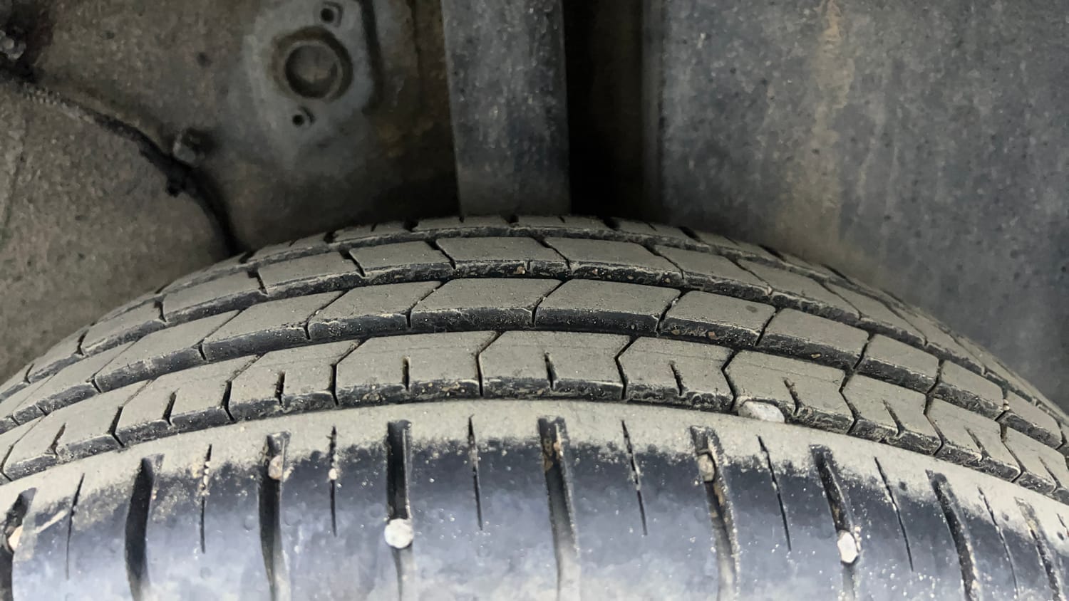 Used 2024 Tata Punch Creative Dual Tone AMT Petrol Automatic tyres LEFT REAR TYRE TREAD VIEW