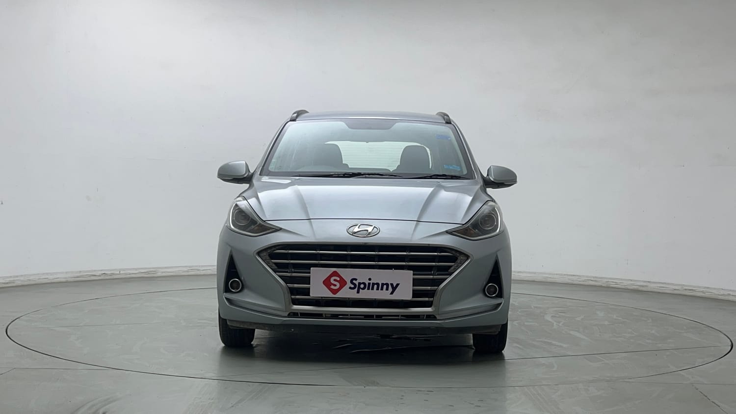 Used 2020 Hyundai Grand i10 Nios Sportz AMT 1.2 Kappa VTVT Petrol Automatic exterior FRONT VIEW