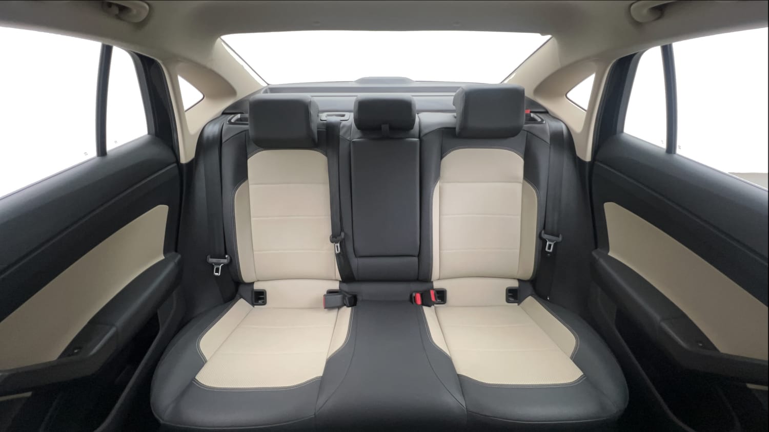Used 2023 Skoda Slavia Style 1.0L TSI AT Petrol Automatic interior REAR SEAT CONDITION VIEW