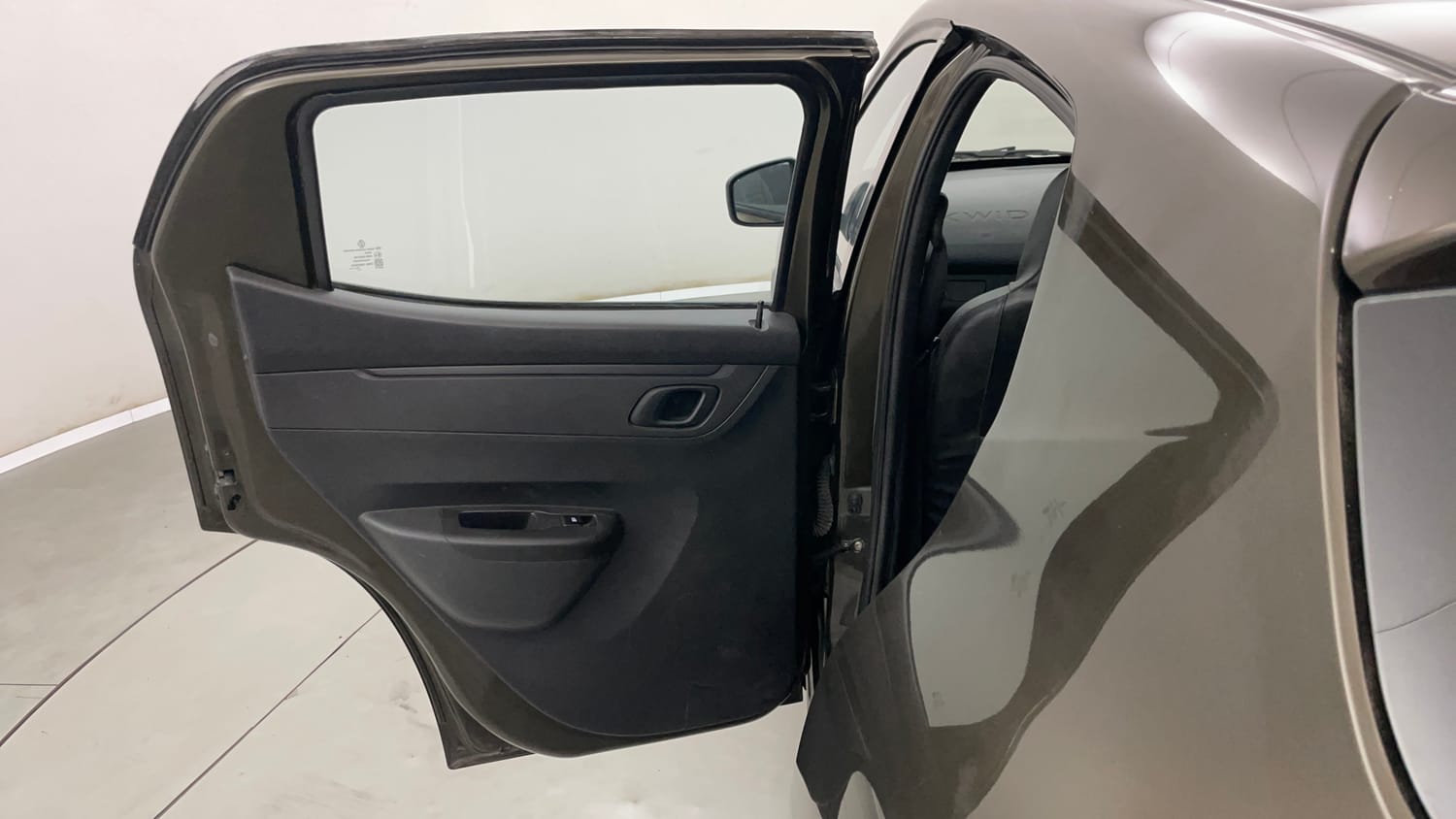 Used 2021 Renault Kwid RXT 1.0 AMT (O) Petrol Automatic interior LEFT REAR DOOR OPEN VIEW