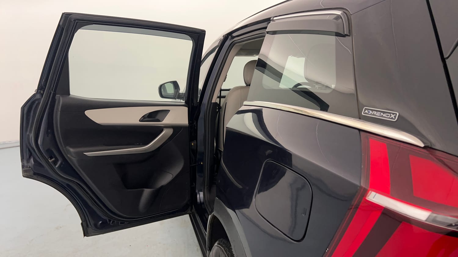 Used 2023 Mahindra XUV700 AX 3 Diesel MT 7 STR Diesel Manual interior LEFT REAR DOOR OPEN VIEW