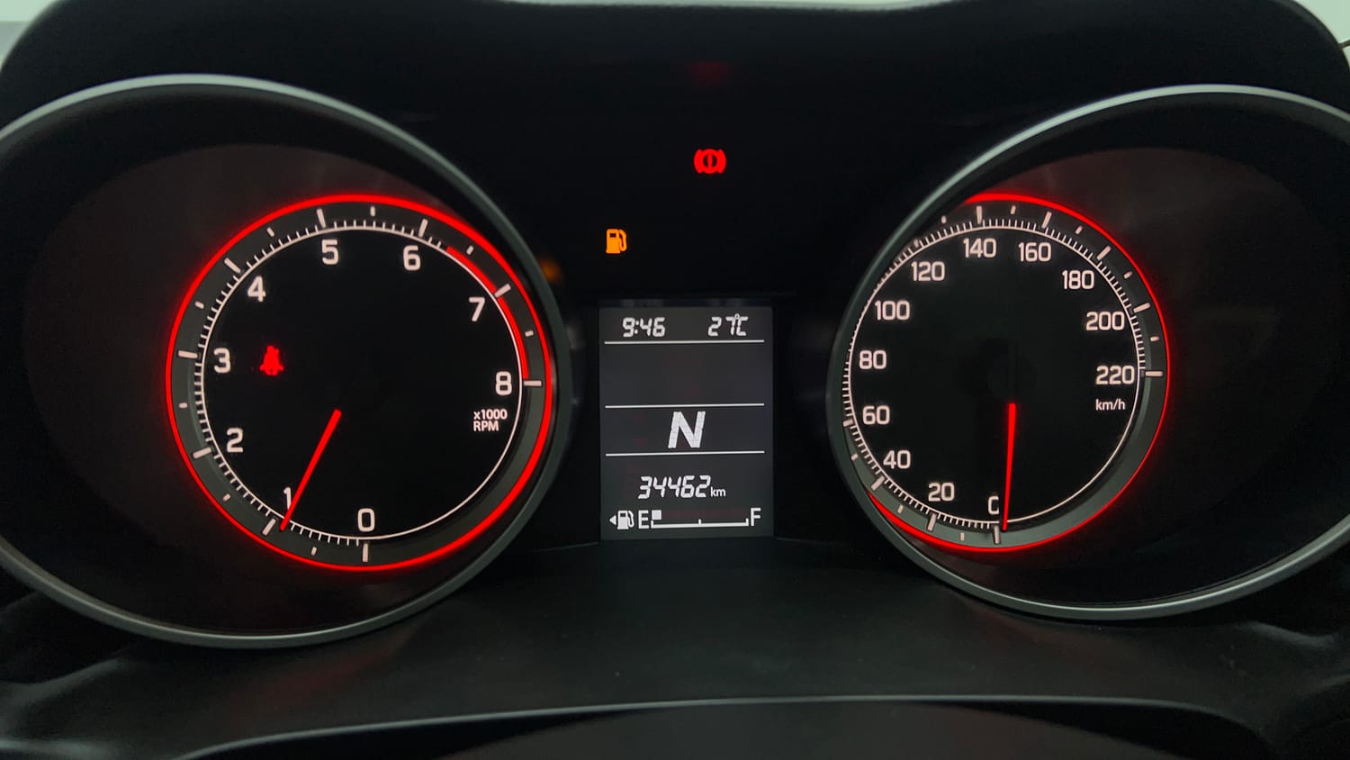 Used 2022 Maruti Suzuki Swift VXi AMT Petrol Automatic interior CLUSTERMETER VIEW